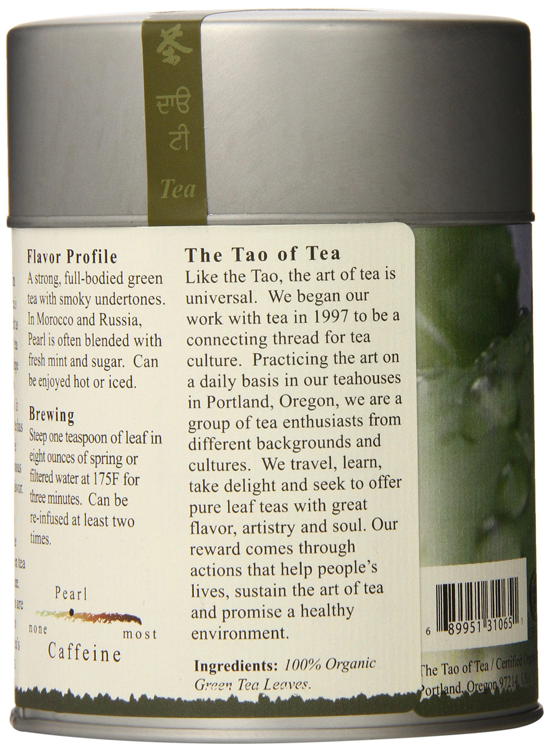 The Tao of Tea Moroccan Mint Pearl Tea brew showcases refreshing aroma and versatile serving ideas