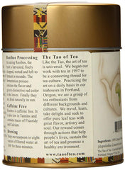 The Tao of Tea Rooibos steep reveals vanilla-earthy aroma for caffeine-free evenings.