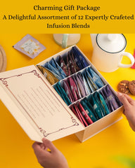 The Vedas 12 blends display inviting aroma variety and flavor exploration