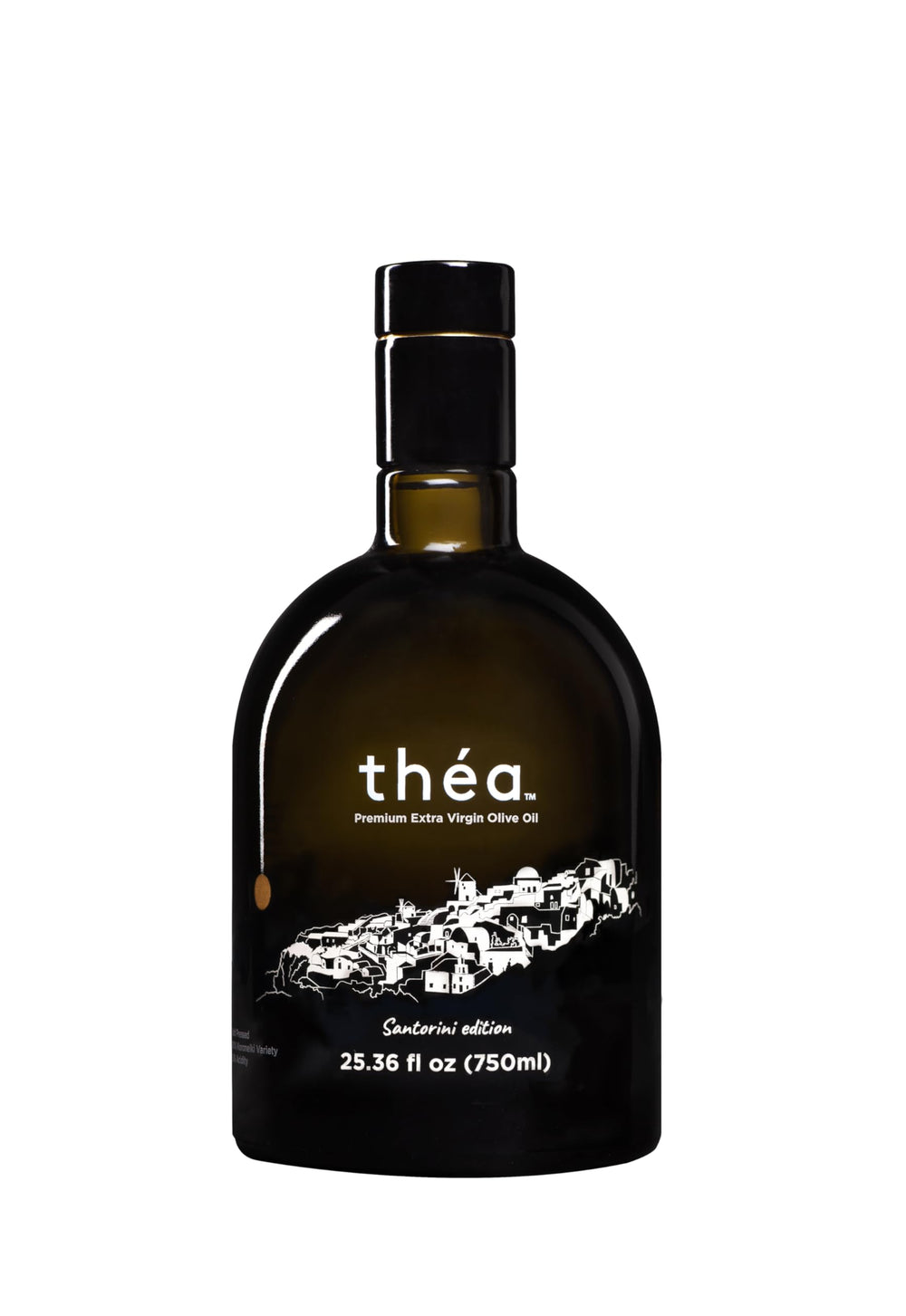 Thea Olive Oil Koroneiki bottle highlights premium Greek EVOO ideal for grilling and dipping