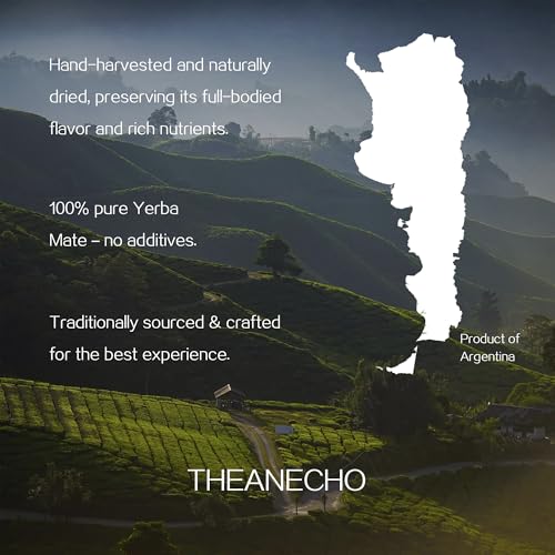THEANECHO Yerba Mate Peach Mango Tea for health enthusiasts supports mindful sipping.