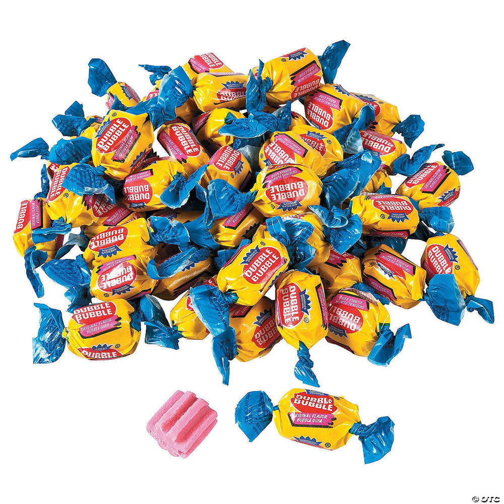 TheCandyCo Dubble Bubble bulk case offering long-lasting flavor and bubbles.
