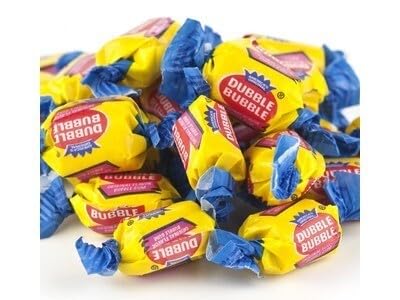TheCandyCo Dubble Bubble pink chunk gum ready for fun and pinatas.