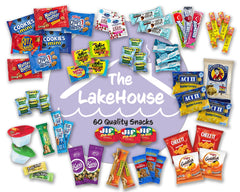 The LakeHouse sixty individually wrapped snacks close-up