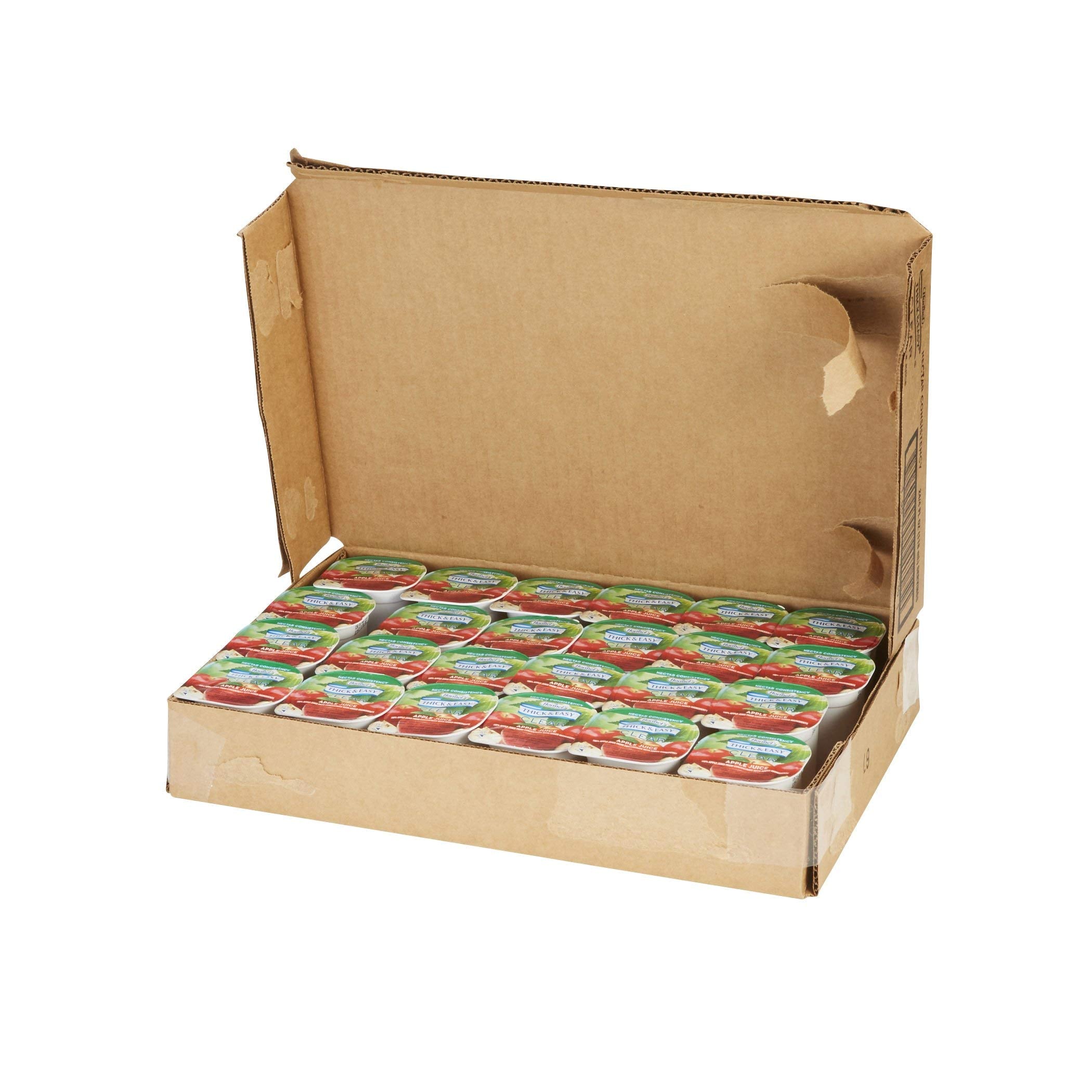 Thick & Easy foil-barrier packaging keeps juice fresh and easy to open.