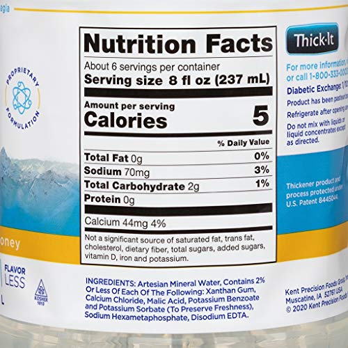 Thick-It Clear Advantage bottle multi-serve packaging supports budget-friendly hydration.