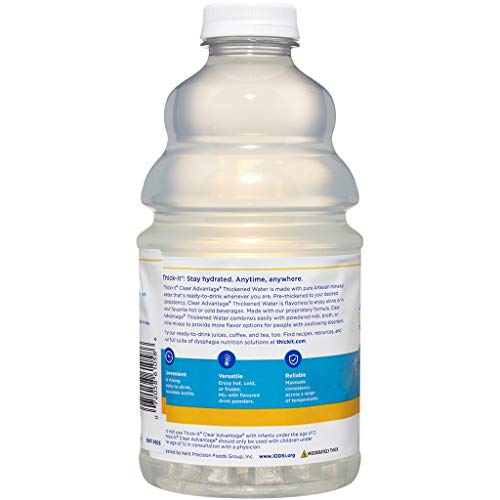 Thick-It Clear Advantage bottle resealable cap preserves freshness.