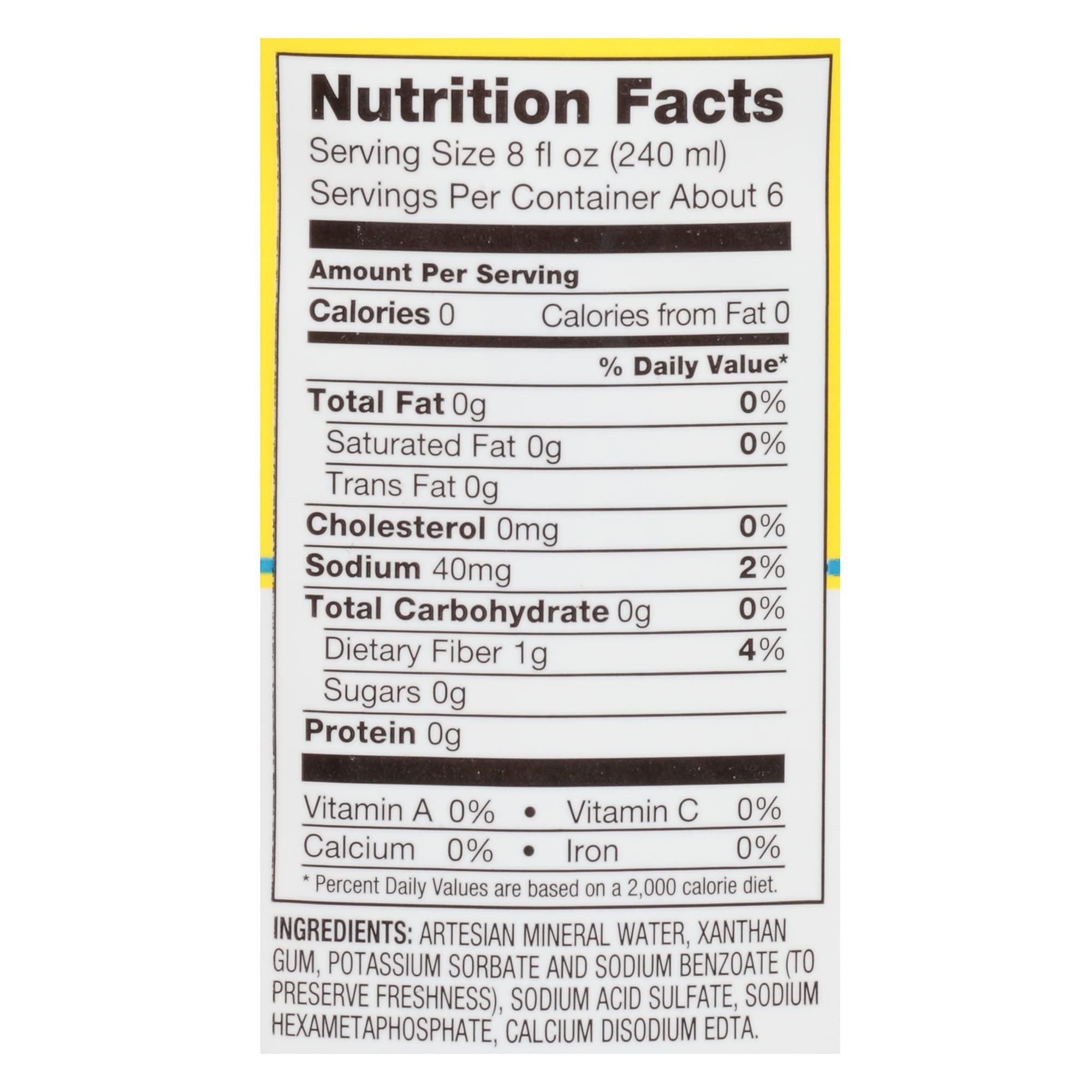Thick-It Clear Advantage label close-up on 46 oz bottle