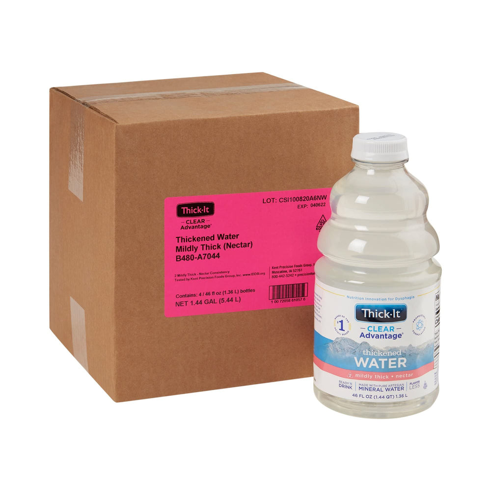 Thick-It Clear Advantage pour action showing easy dispensing