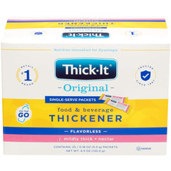 Thick-It Original 25 x 5g packets displayed for convenient thickening.