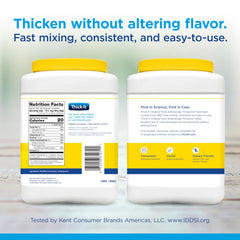 Thick-It Original dissolves evenly in soup, enriching texture without clumping