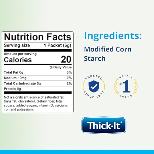 Thick-It Original packet supports gluten-free and dairy-free diets with neutral flavor.