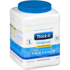 Thick-It powder dissolving in coffee preserves taste while thickening.
