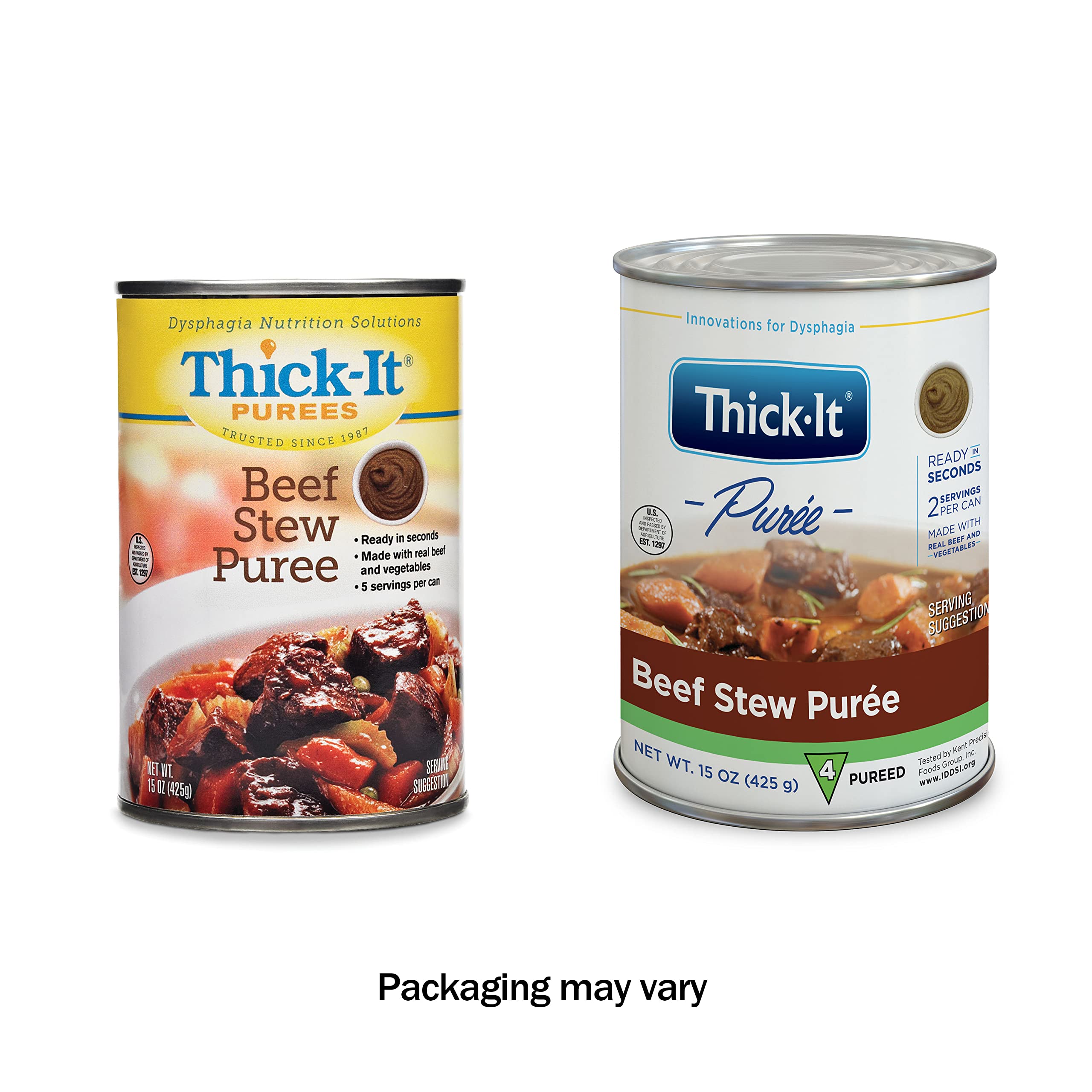 Thick-It Beef Lasagna Purée: familiar flavors and gentle texture in a puree.