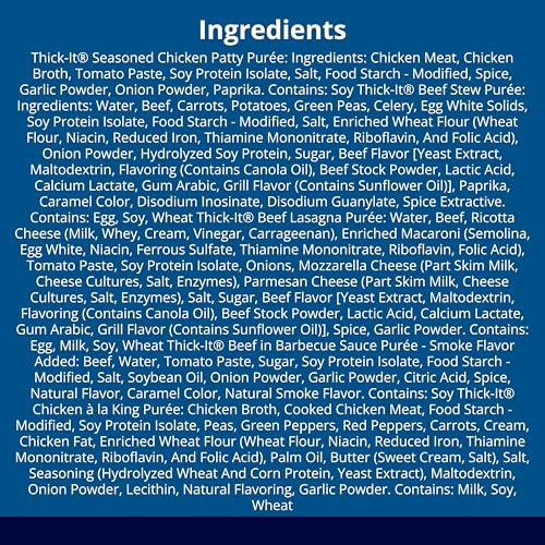 Thick-It Puréed Seasoned Chicken Patty Purée: flavorful texture for simple serving.