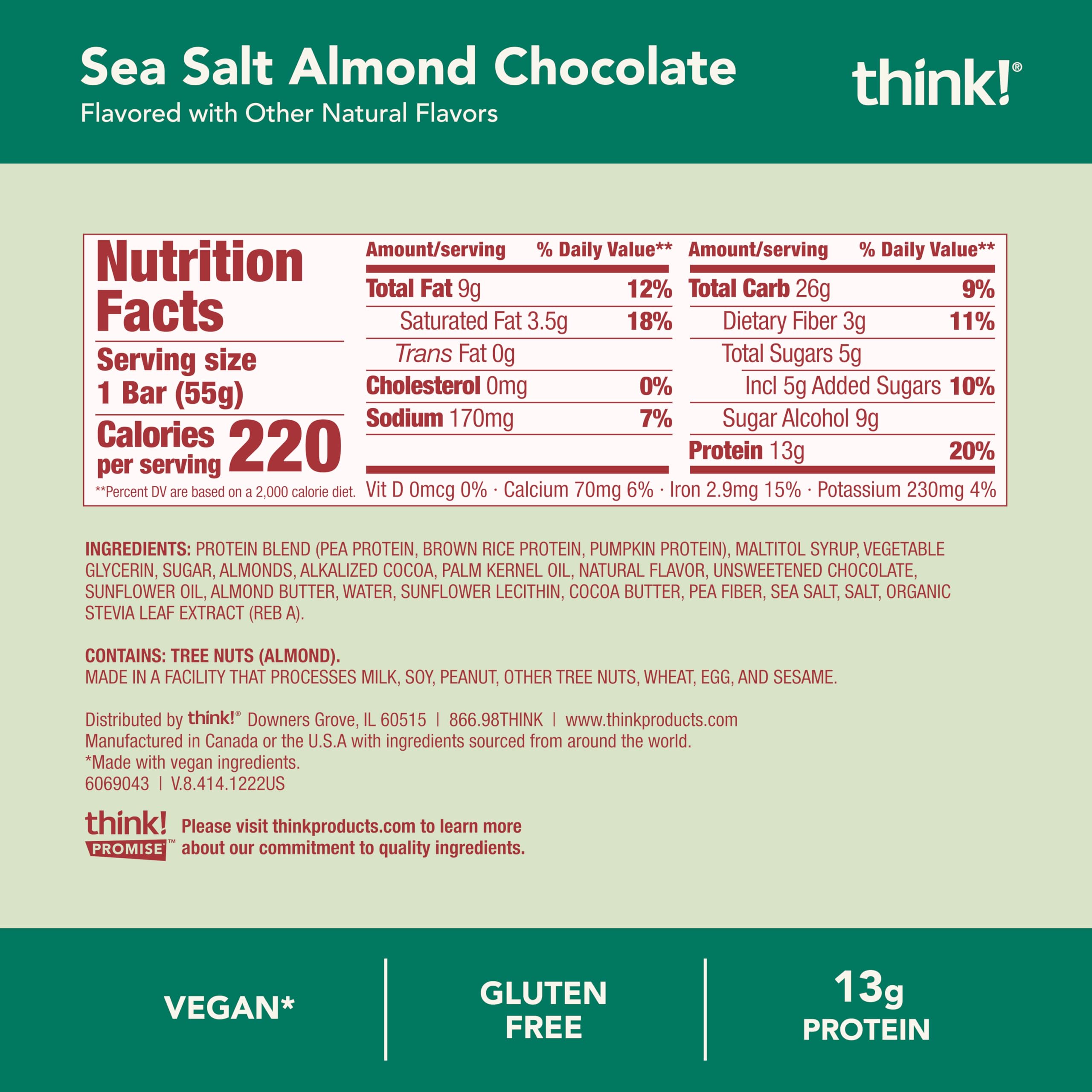 Think! 10-bar box ready for daily snacks and on-the-go fueling.