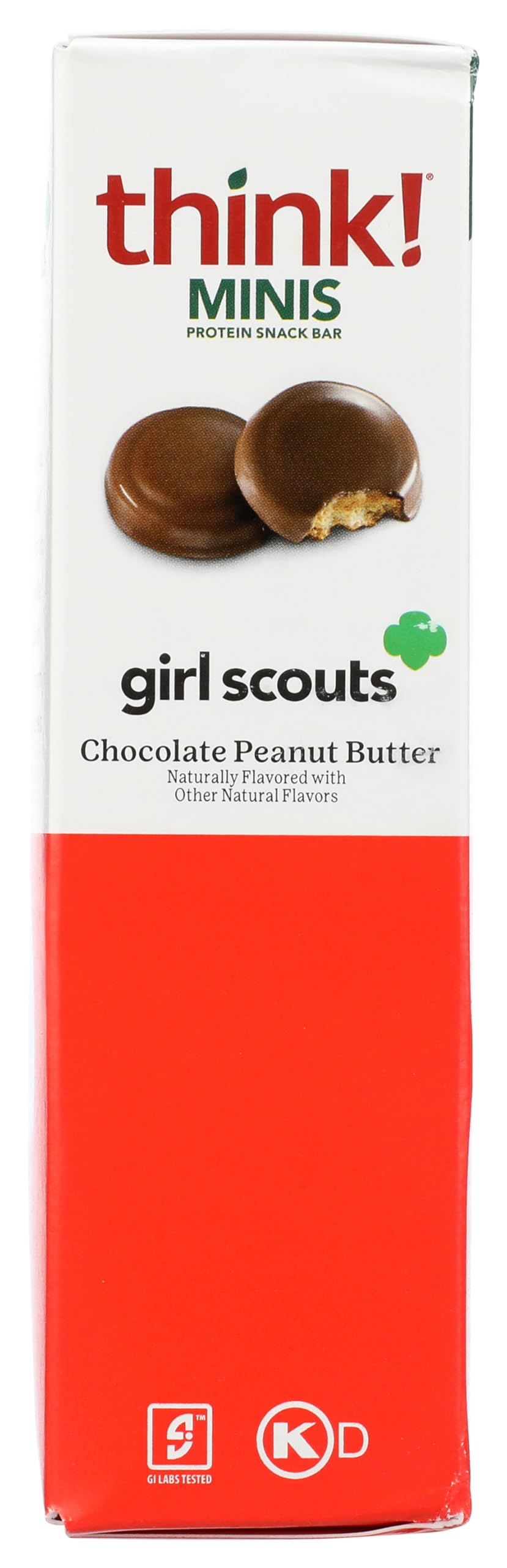 Think! Bar Minis Grlsct Chocolate Pb yogurt topping idea
