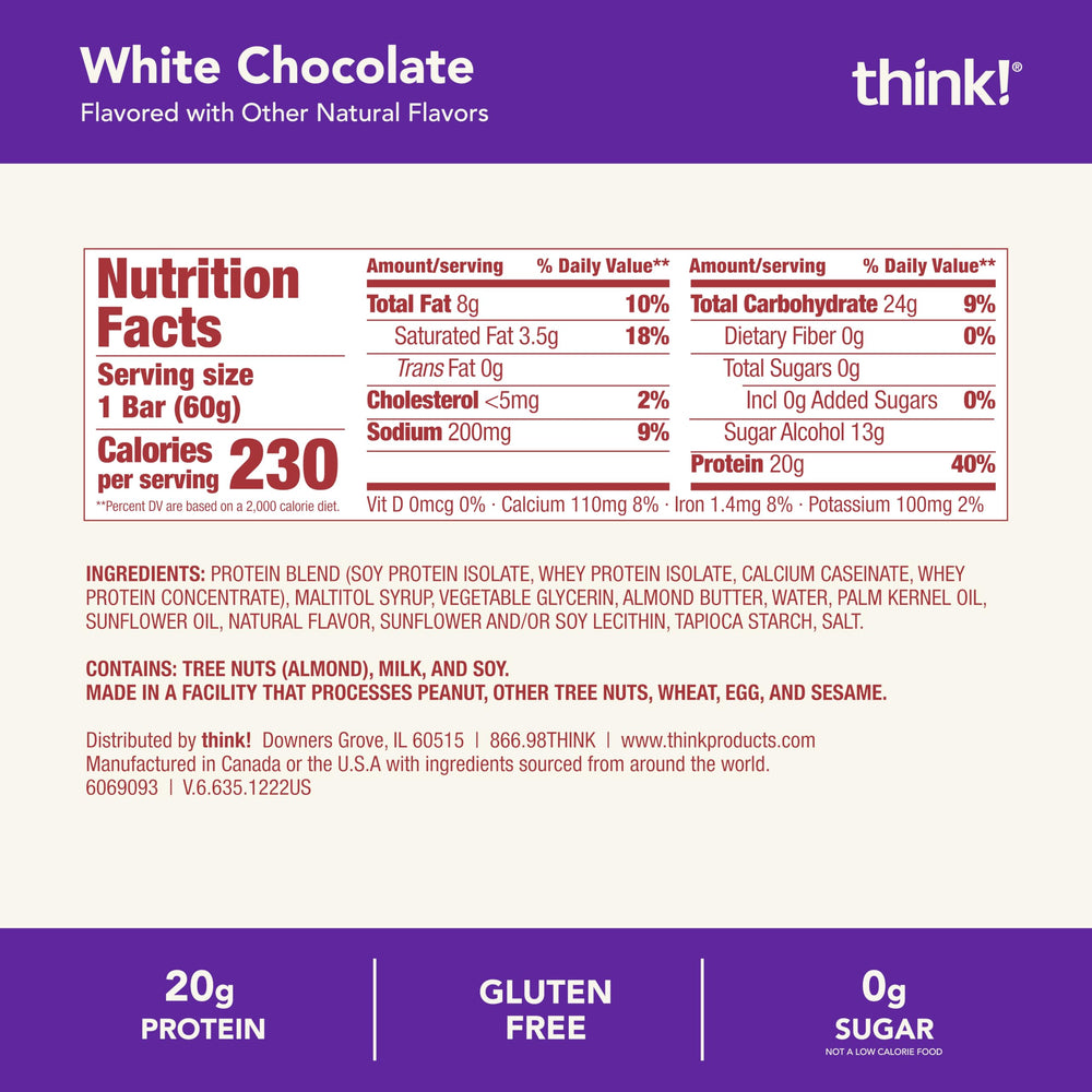 Think! bar on-the-go setup demonstrates convenient snack for workouts or busy days