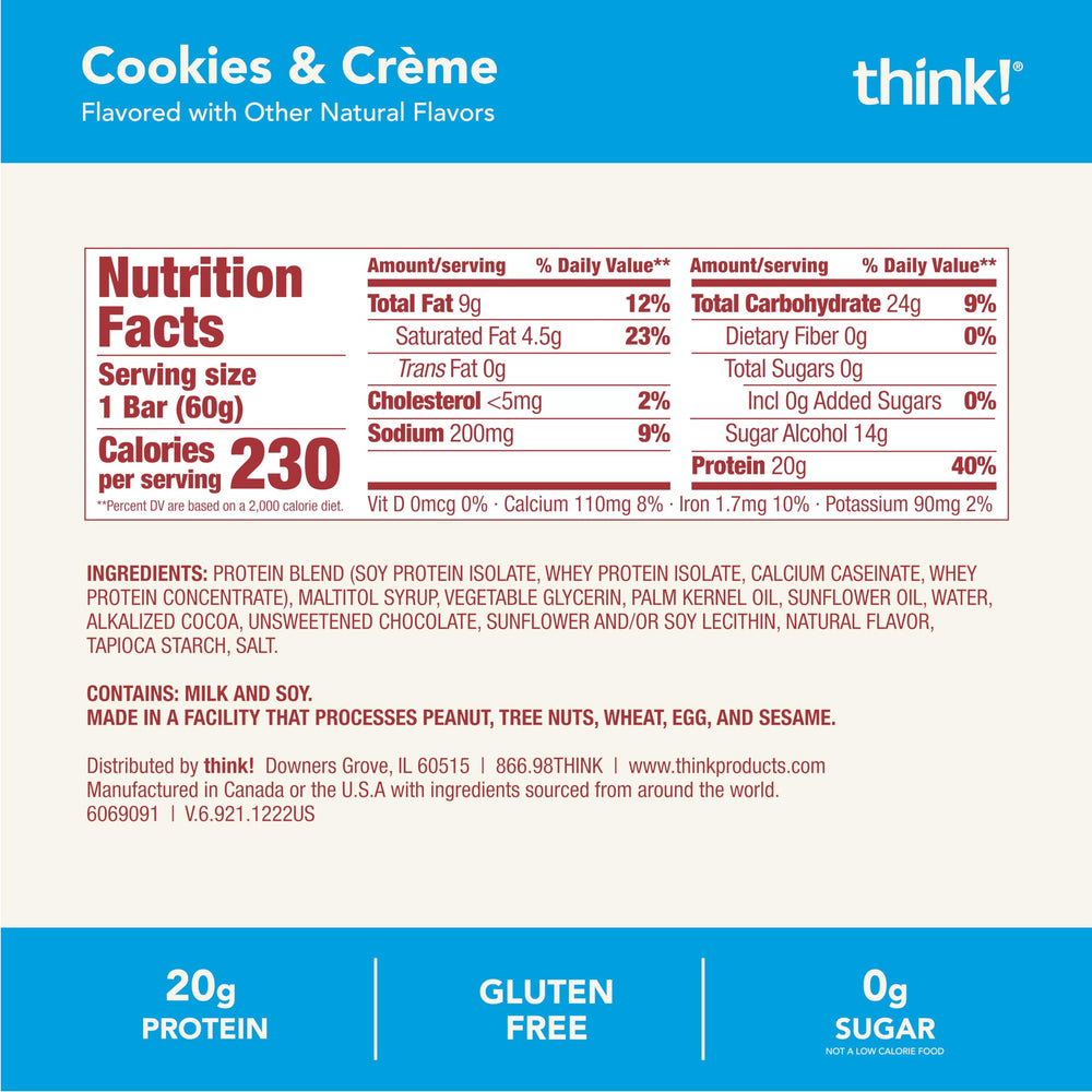 Think! Cookies and Créme is gluten-free and kosher-friendly.