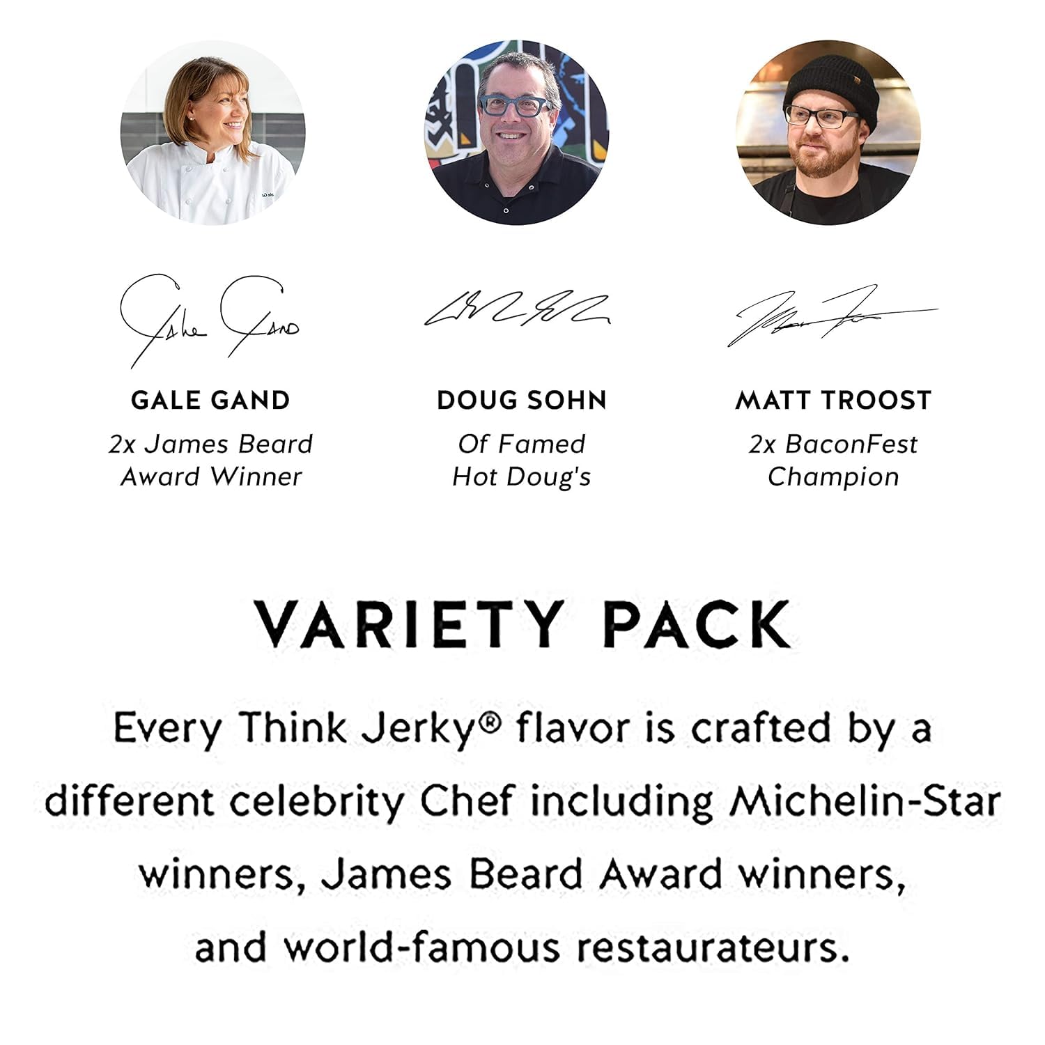 Think Jerky award-winning chef-crafted jerky delivers premium flavor.