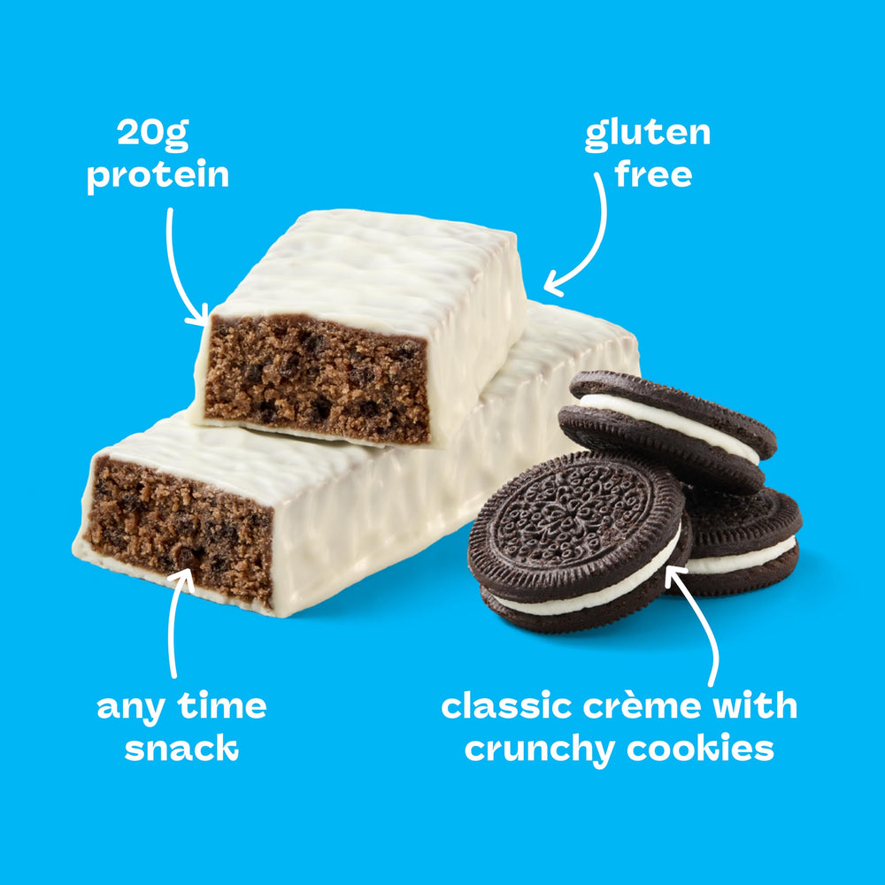Think! protein bar shown as an on-the-go snack for workouts or travel.