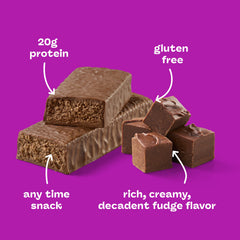 Think! Gluten-free protein bar ingredient panel shows clean components