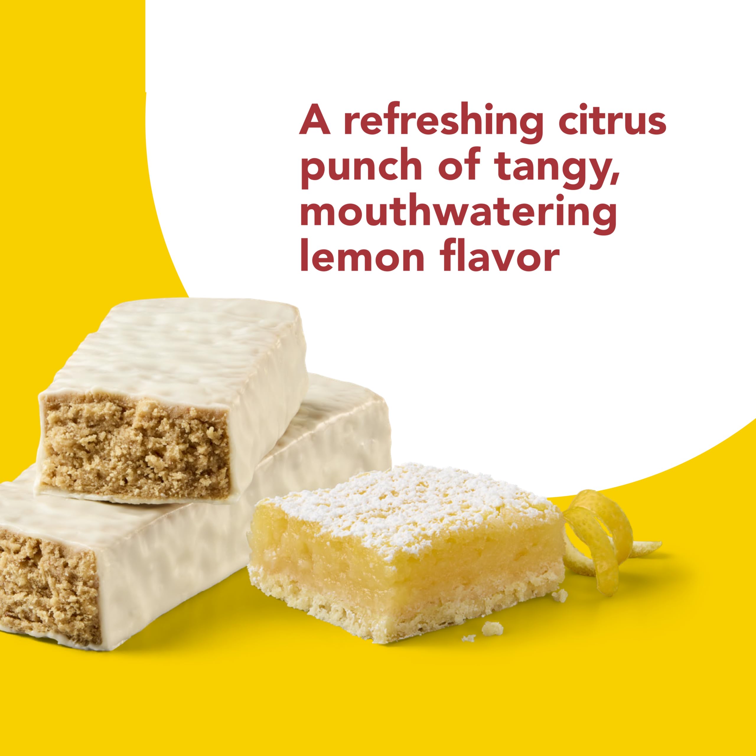 think! Lemon Delight with almonds and tangy lemon flavor for a satisfying bite.