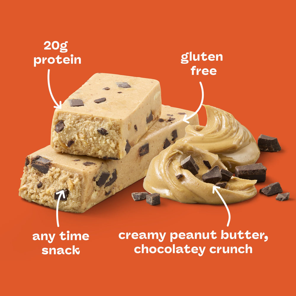 Think! Protein Bar nutrition panel showing 20g protein per bar
