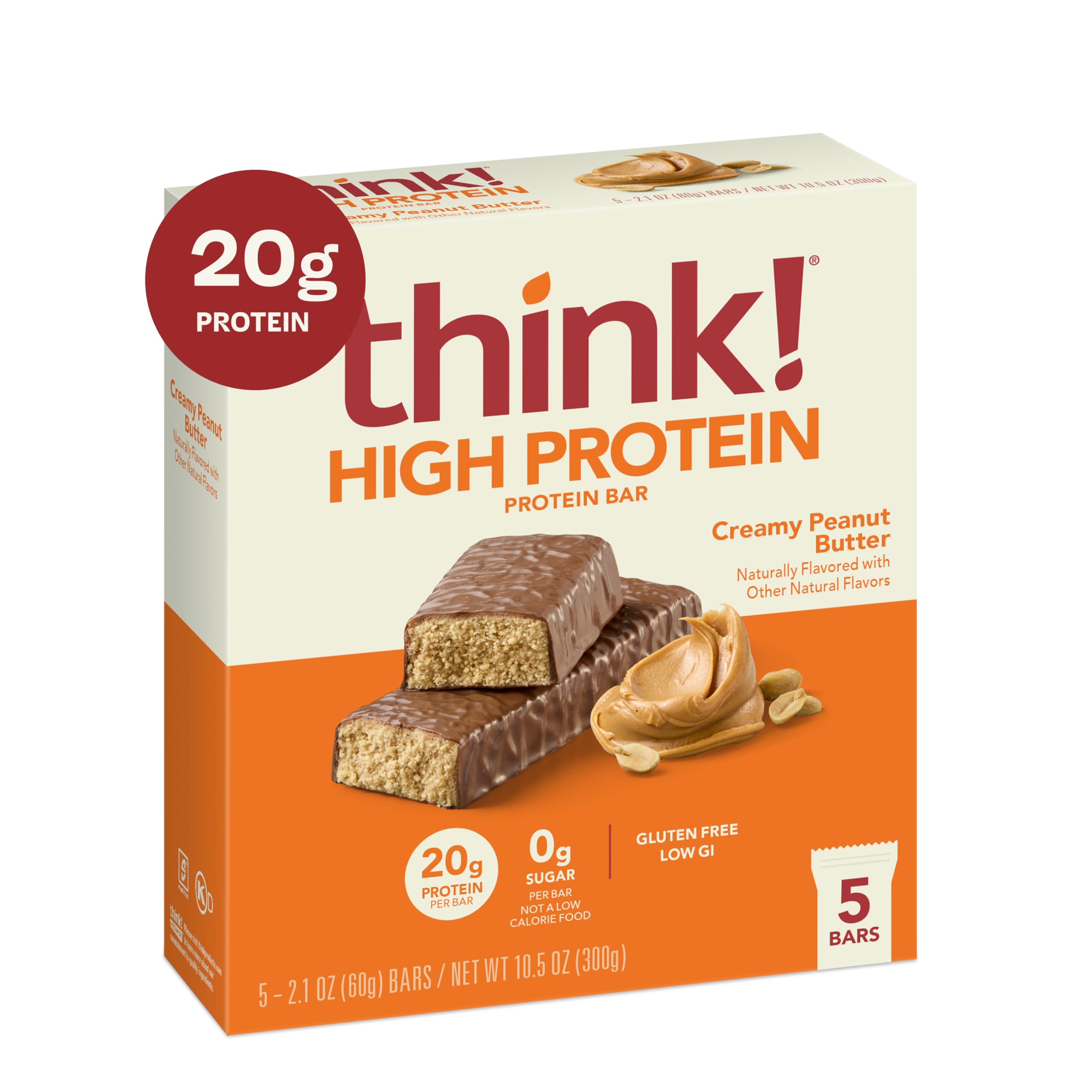 Think! Protein bars on-the-go snack ideal for fueling workouts and busy days.