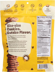 Thinsters cookie thin bag close-up showing crispy texture ideal for on-the-go munching