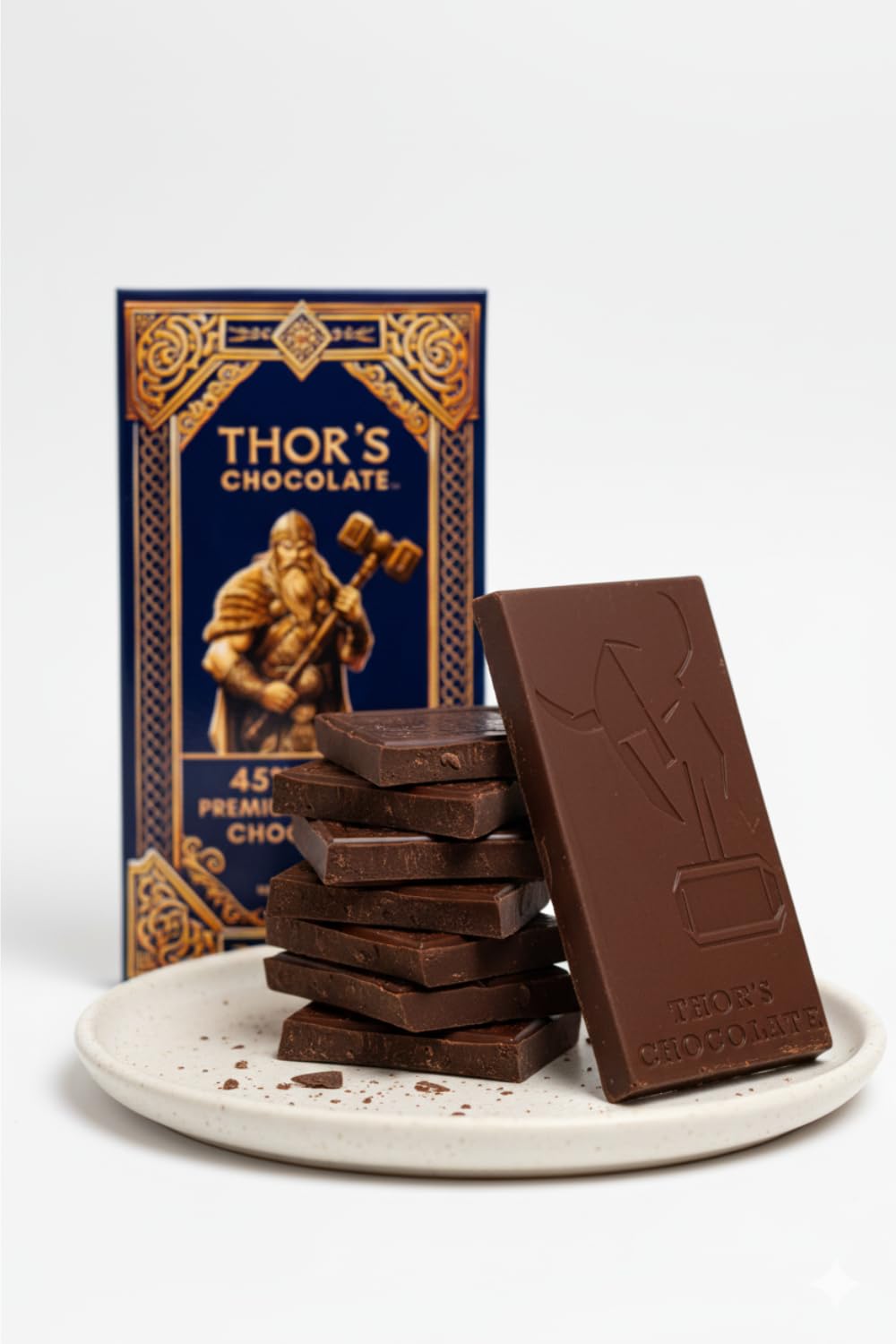 Thor's Chocolate clean ingredient list image communicates simple, trusted components.