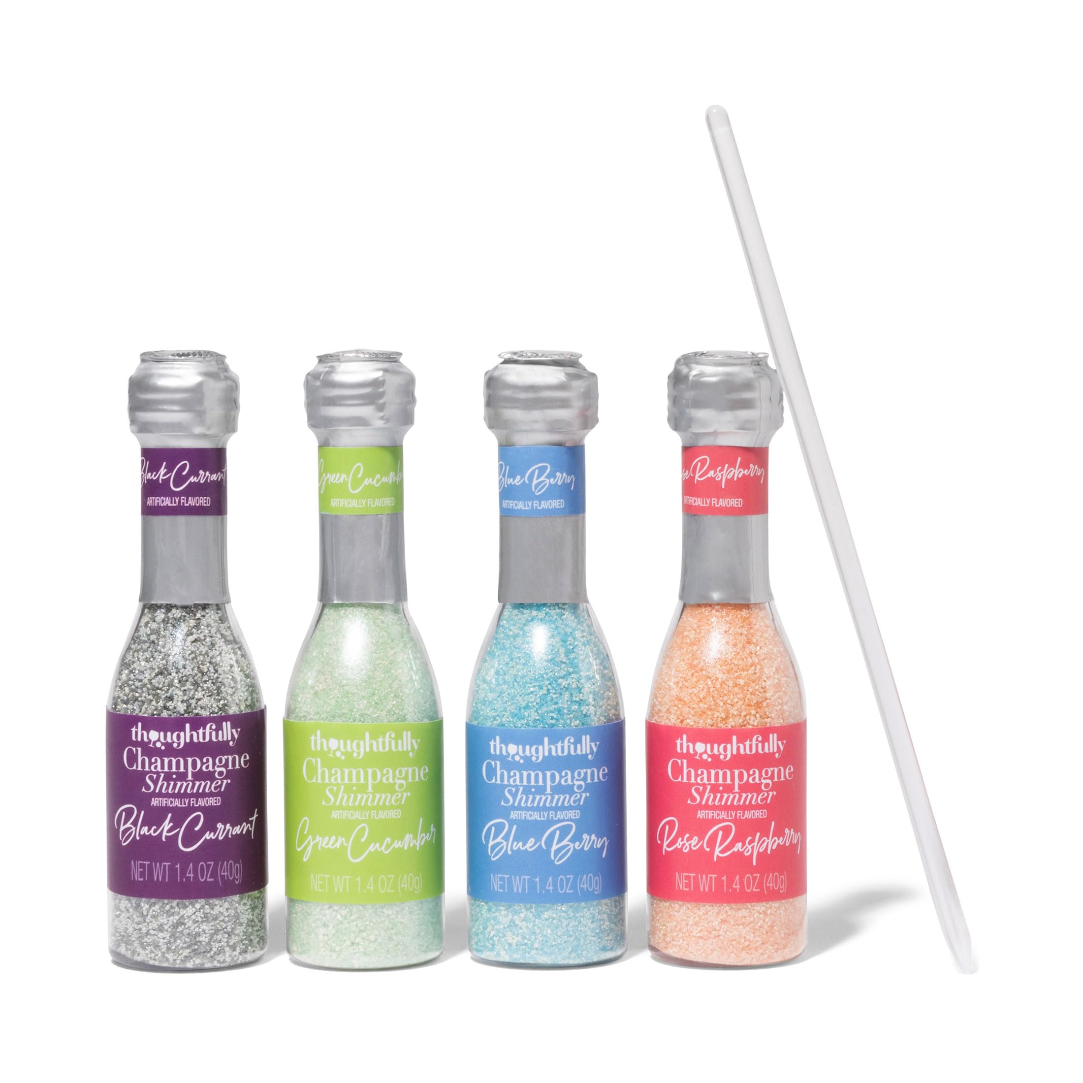 Thoughtfully raspberry shimmer swirls in a drink for flavor and color.