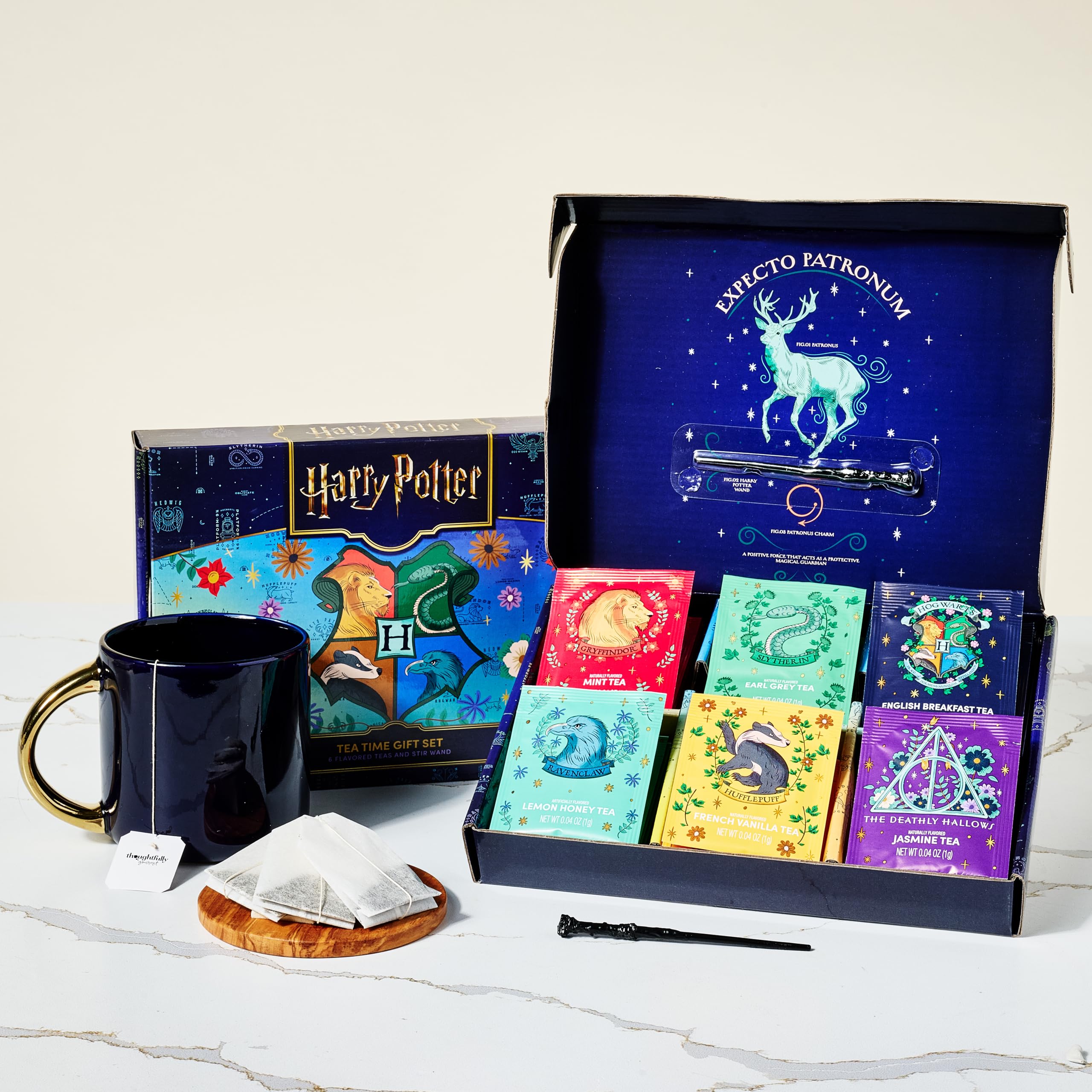 Thoughtfully Earl Grey tea bags deliver classic aroma with citrus notes.