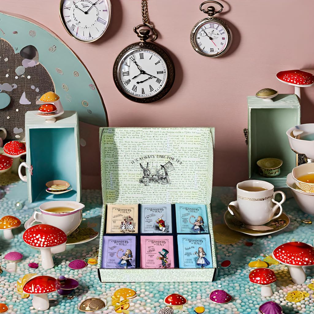 Thoughtfully Gift-ready packaging showcasing Alice theme for easy gifting