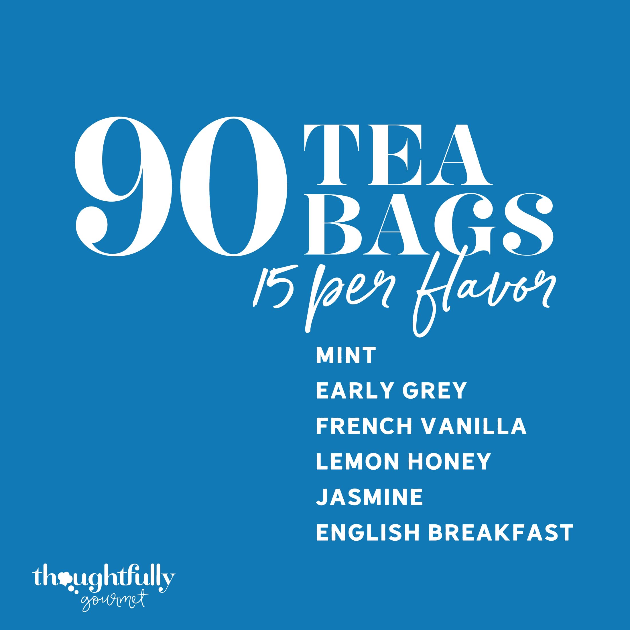 Thoughtfully Gourmet Mint Green Tea offering lighter caffeine and refreshing notes