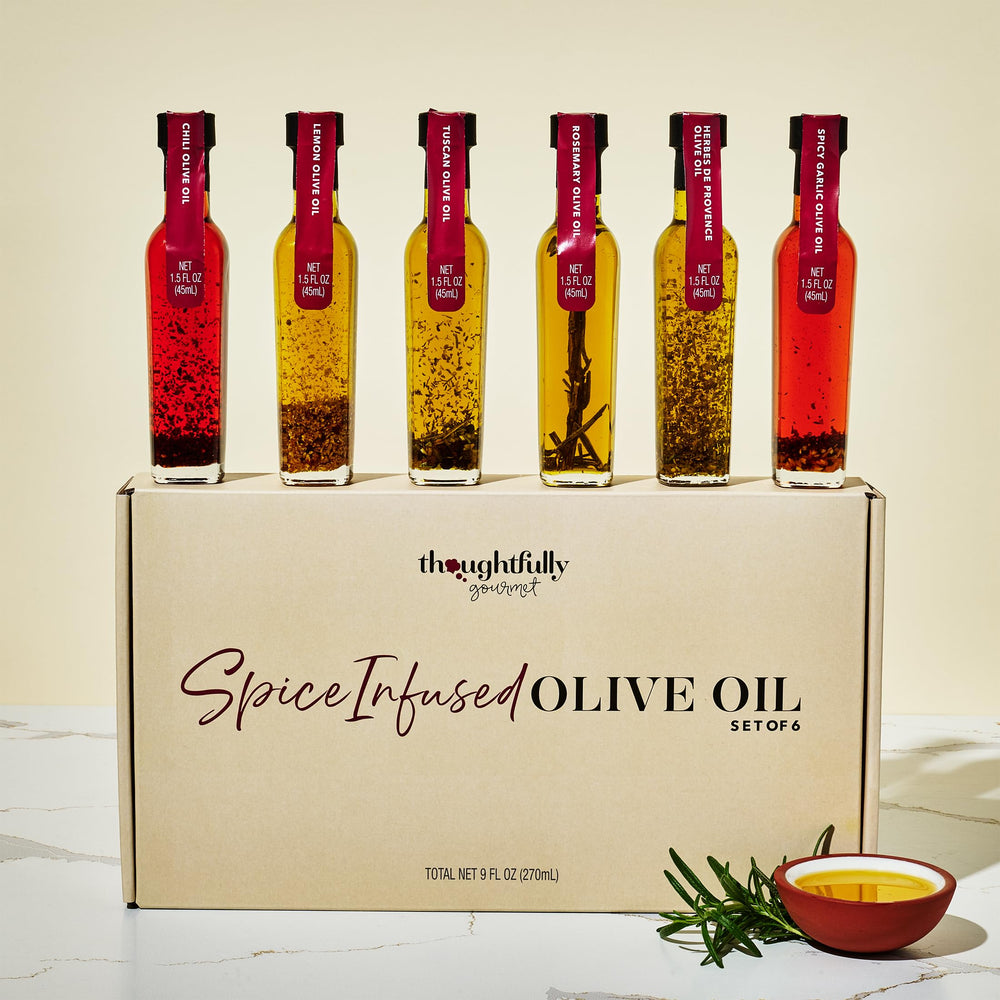 Thoughtfully Gourmet Olive Oil Set is ideal for salads and light marinades.