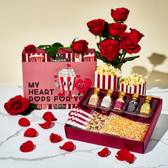 Thoughtfully Gourmet yellow and mixed kernels for theater-style popping at home