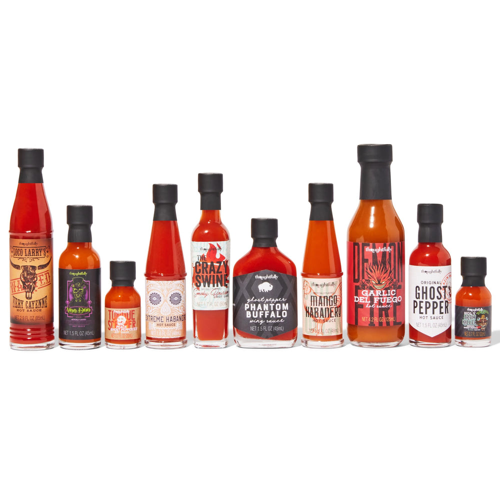 Thoughtfully Ghost Pepper Original bottle conveys extreme heat for fearless flavor exploration.