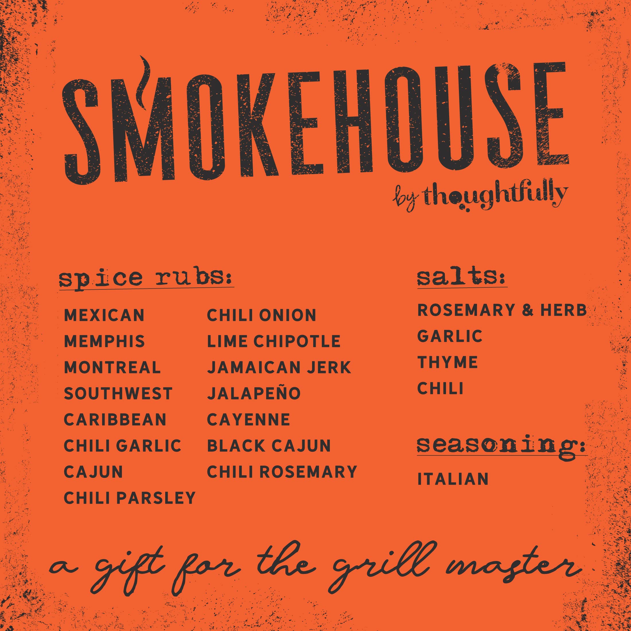 Thoughtfully Smokehouse Chili Parsley bottle bright herb spice for salads