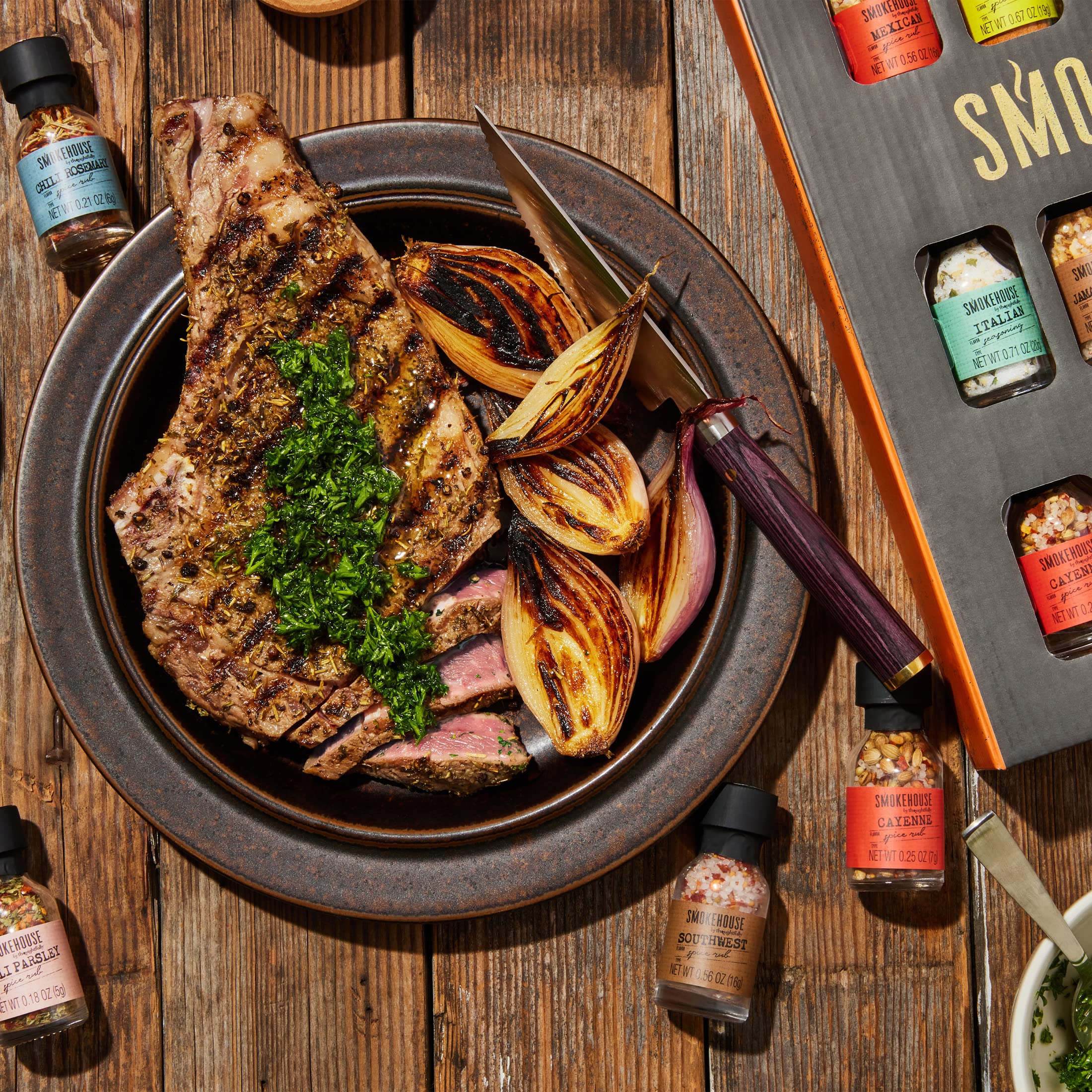 Thoughtfully Smokehouse Memphis bottle evokes classic BBQ for ribs and pork