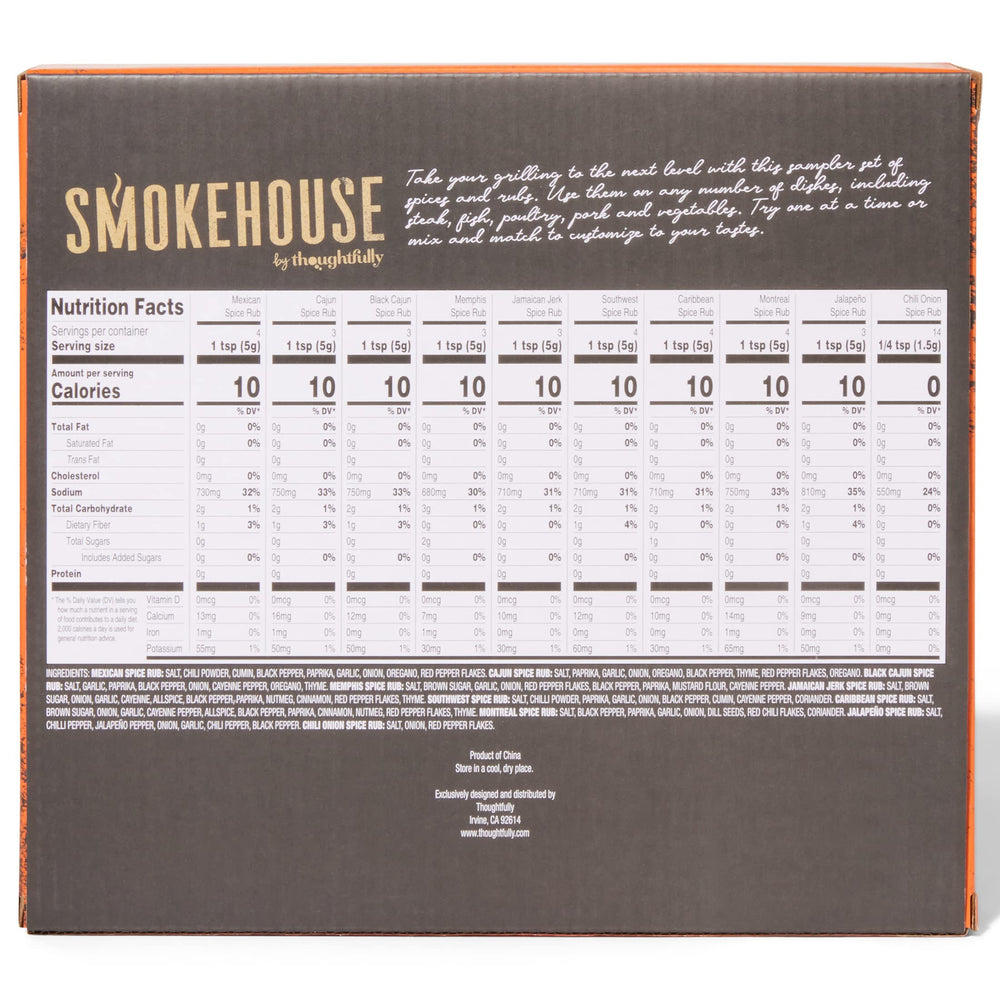 Thoughtfully Smokehouse Caribbean flavor adds tropical notes to seafood and meat