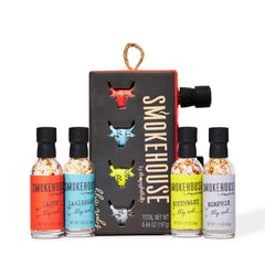 Thoughtfully Smokehouse glass-bottles collection ready for versatile grilling