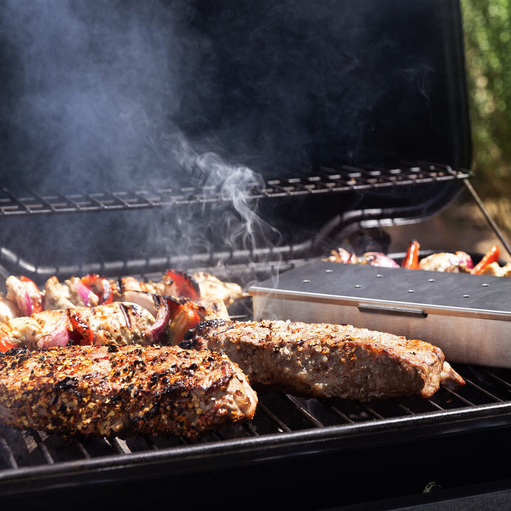 Thoughtfully Smokehouse Montreal flavor provides peppery, robust seasoning for beef and vegetables