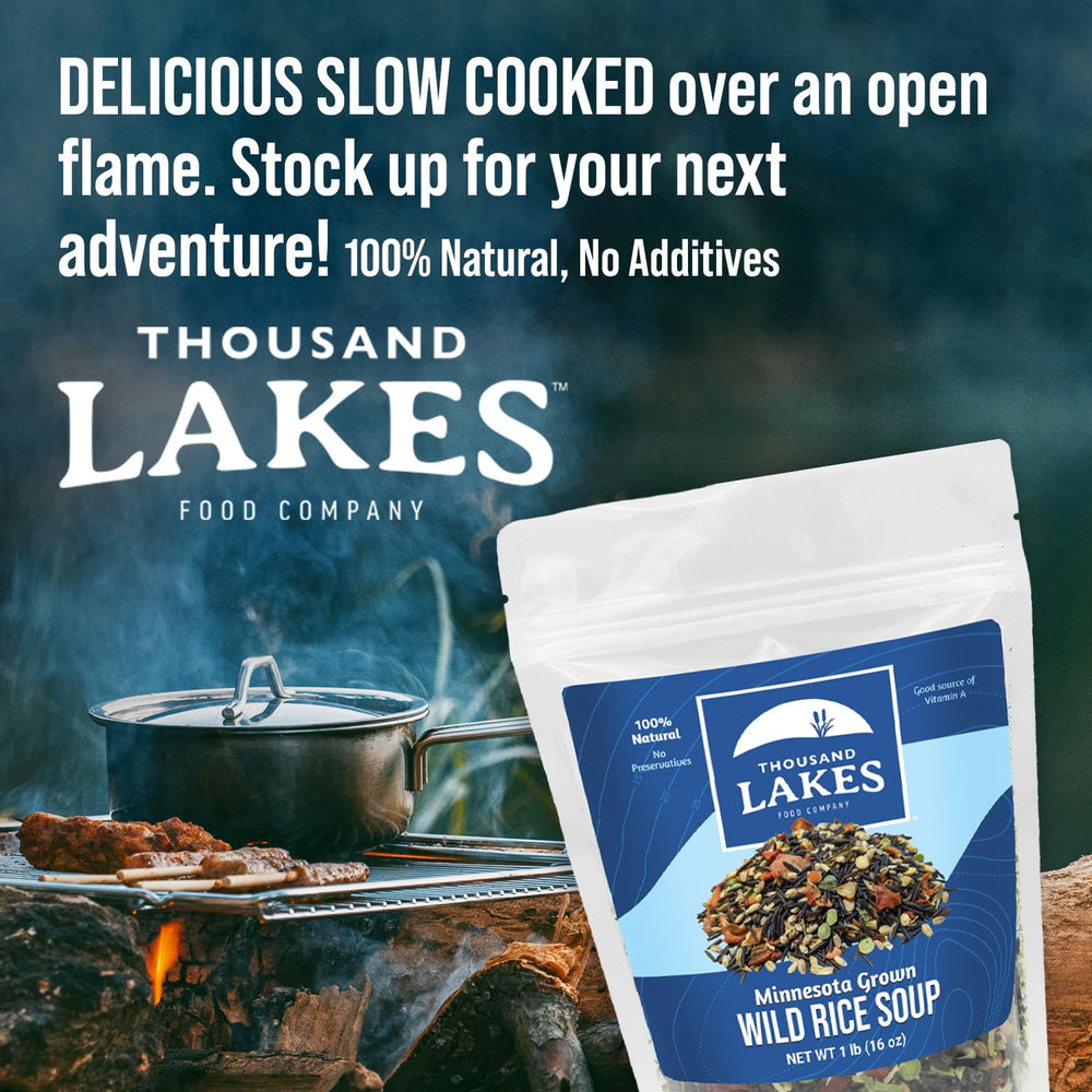 Thousand Lakes 1-Pound Soup Mix Packaging ready for quick, convenient home meals.
