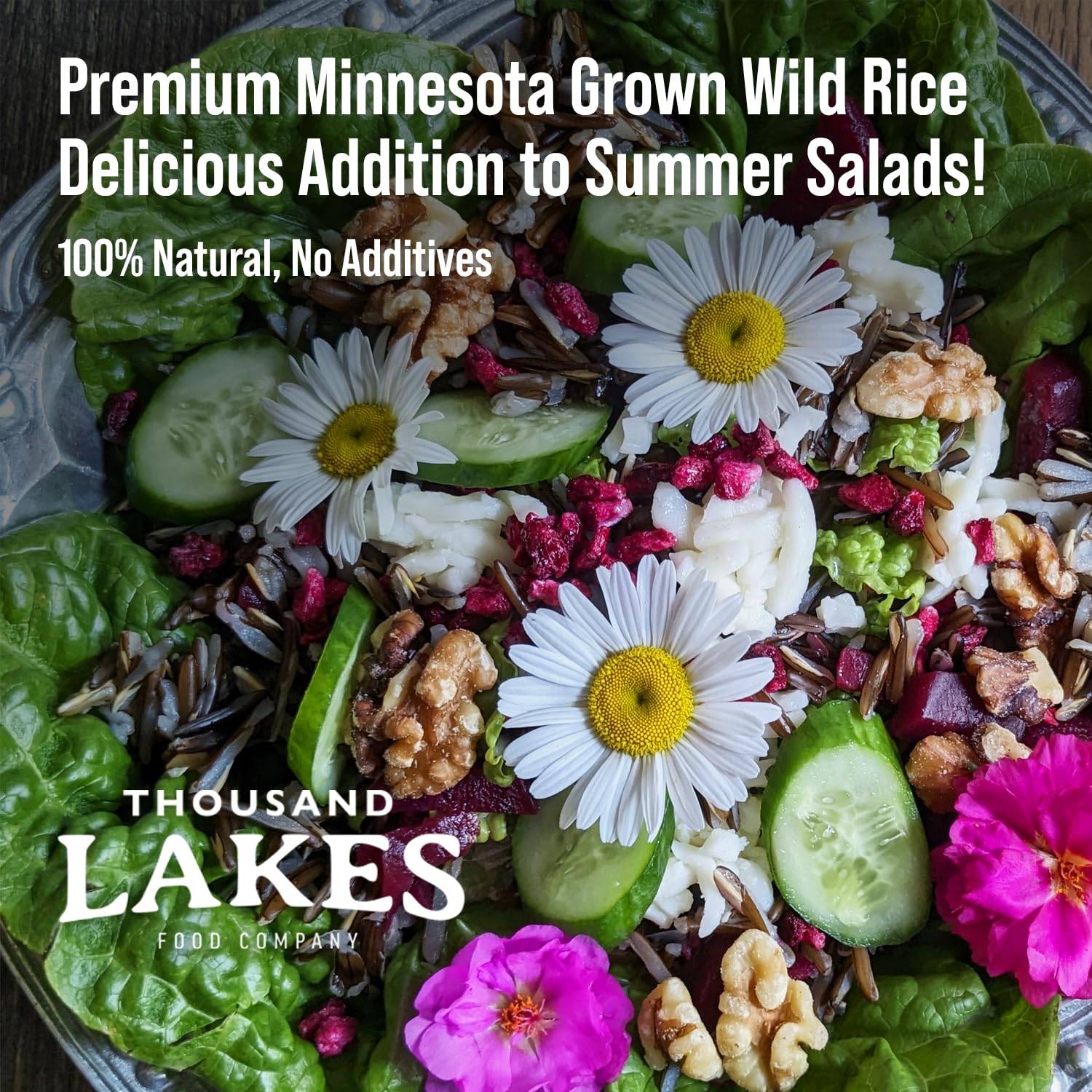 Thousand Lakes cooked dish suggests versatile uses as side or main ingredient.