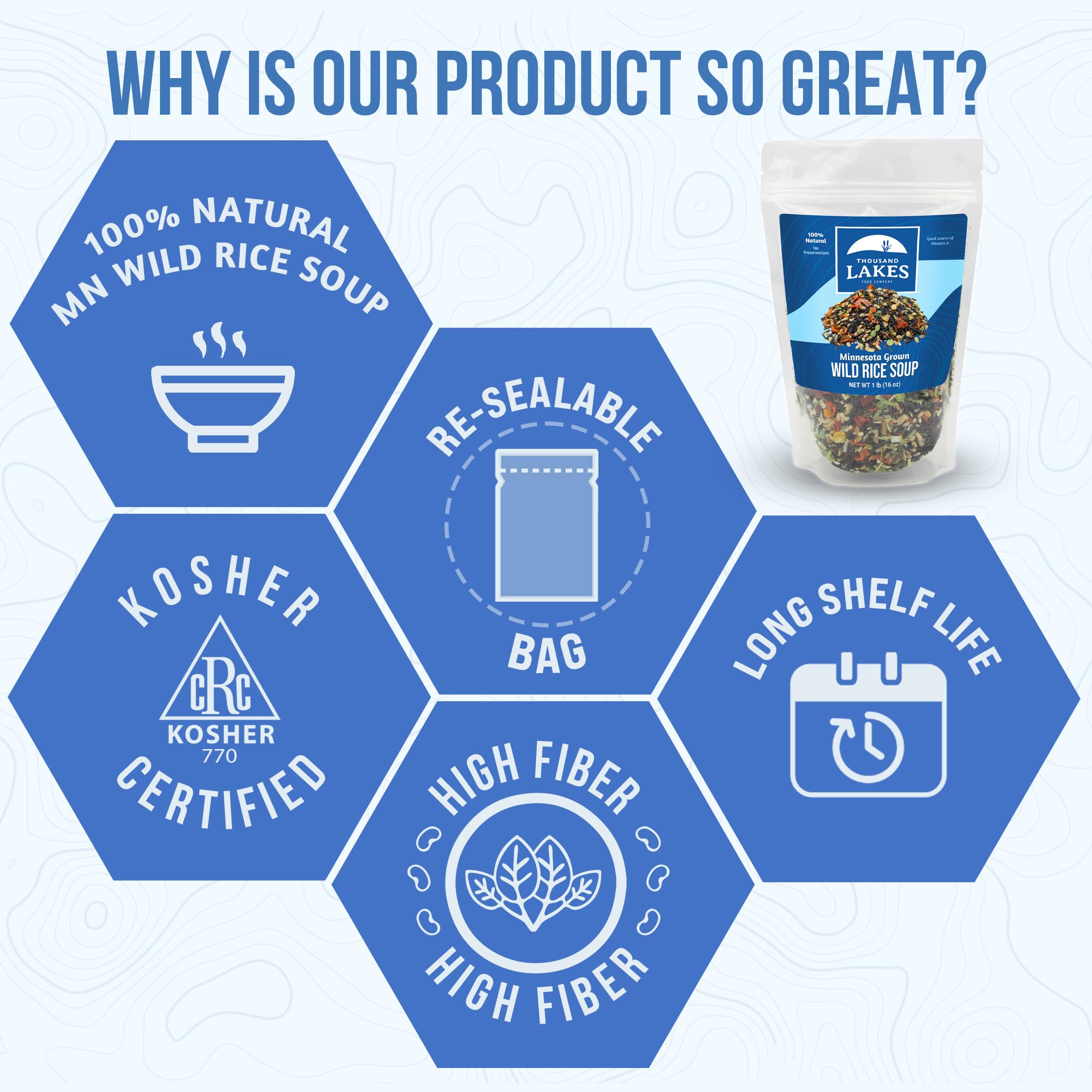 Thousand Lakes Organic Barley Ingredient showcases wholesome, natural building blocks for soups.