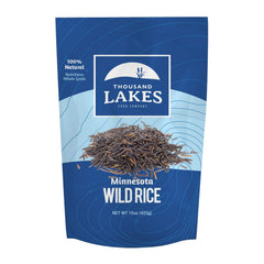 Thousand Lakes wild rice 15oz package, versatile protein-rich side