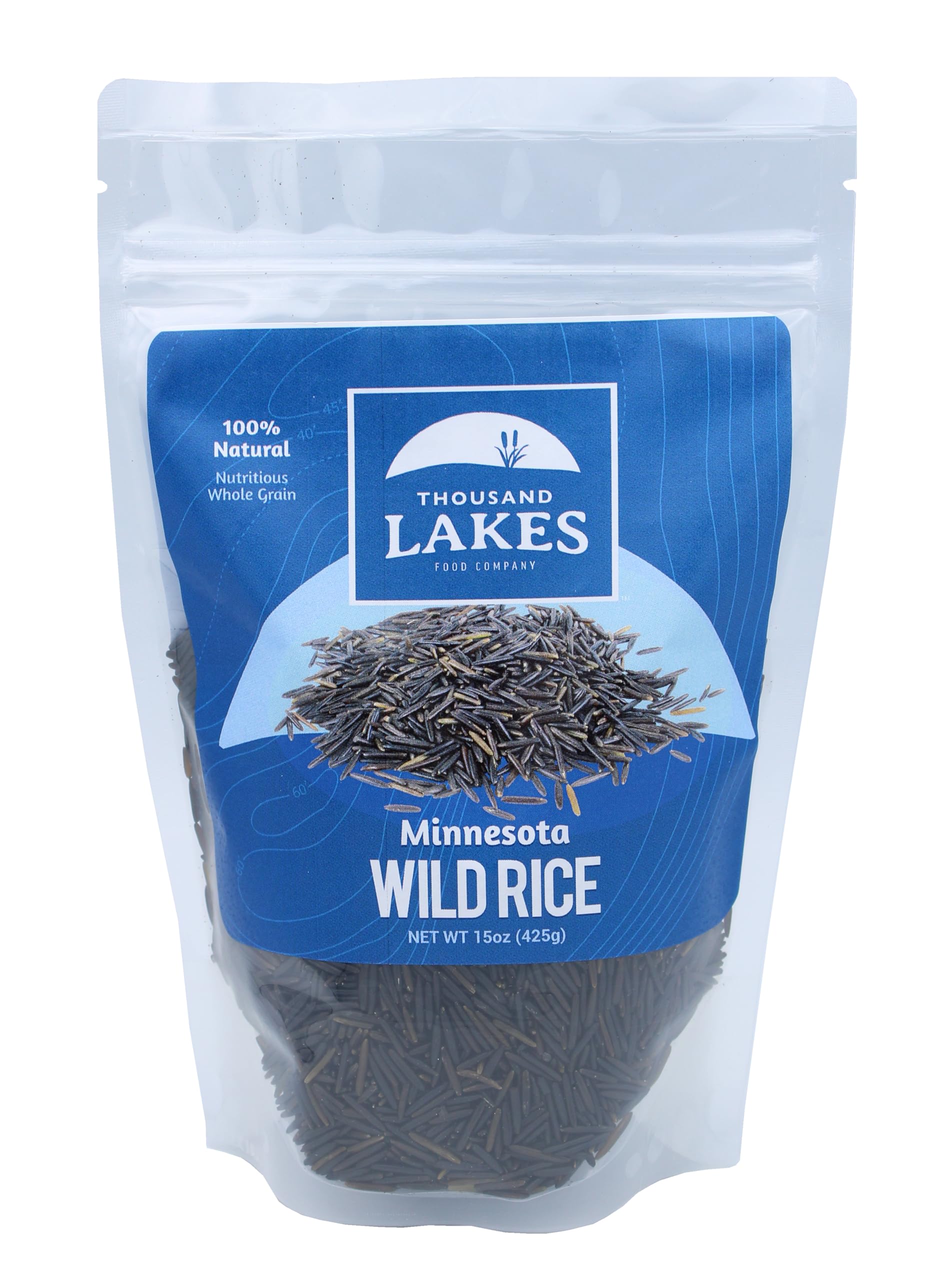 Cooked Thousand Lakes wild rice served as hearty side with turkey