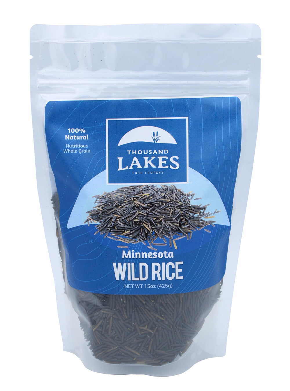 Cooked Thousand Lakes wild rice served as hearty side with turkey