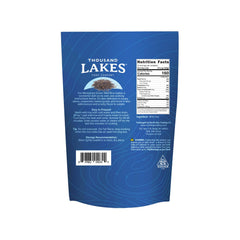 Resealable pouch of Thousand Lakes wild rice preserves freshness